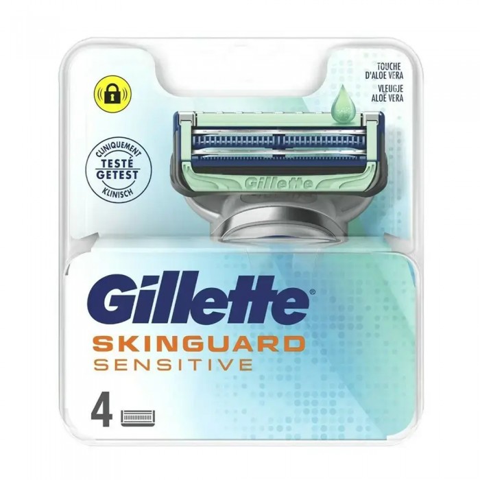 Змінні картриджі для гоління Gillette SkinGuard Sensitive, 4 шт (486465/554102/585625) - 